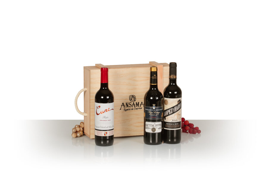 Vinos Navidad Lujo Madera
