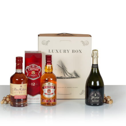 Cesta Cava Licores Navidad