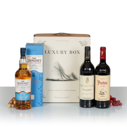 Cesta Licores Vinos Navidad