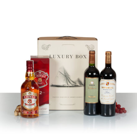 Cesta Vinos Licores Exclusiva