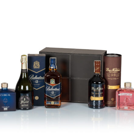 Cesta Ginebras Rones Premium