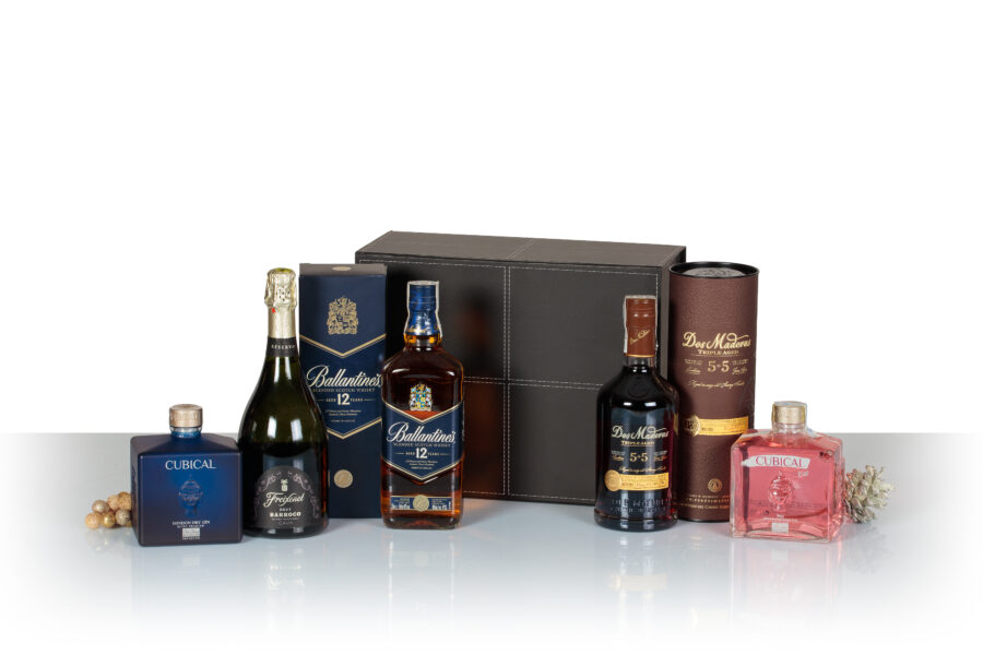 Cesta Ginebras Rones Premium