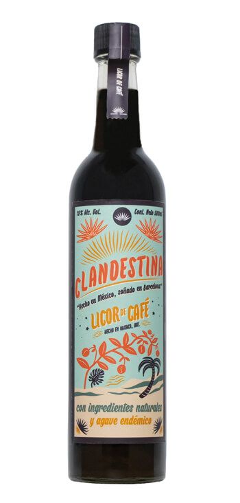 Licor de Café con Mezcla Clandestina Licor Café con Mezcal Clandestina 50 cl.