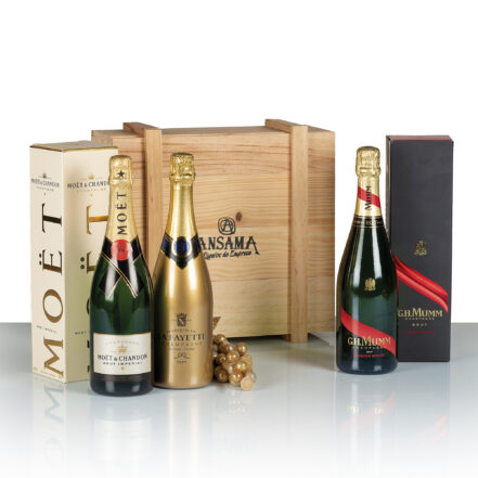 Cesta Champagne Navidad Exclusiva