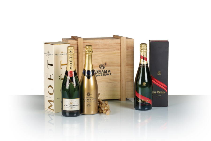 Cesta Champagne Navidad Exclusiva