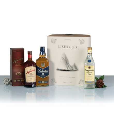 Cesta Licores Premium Navidad