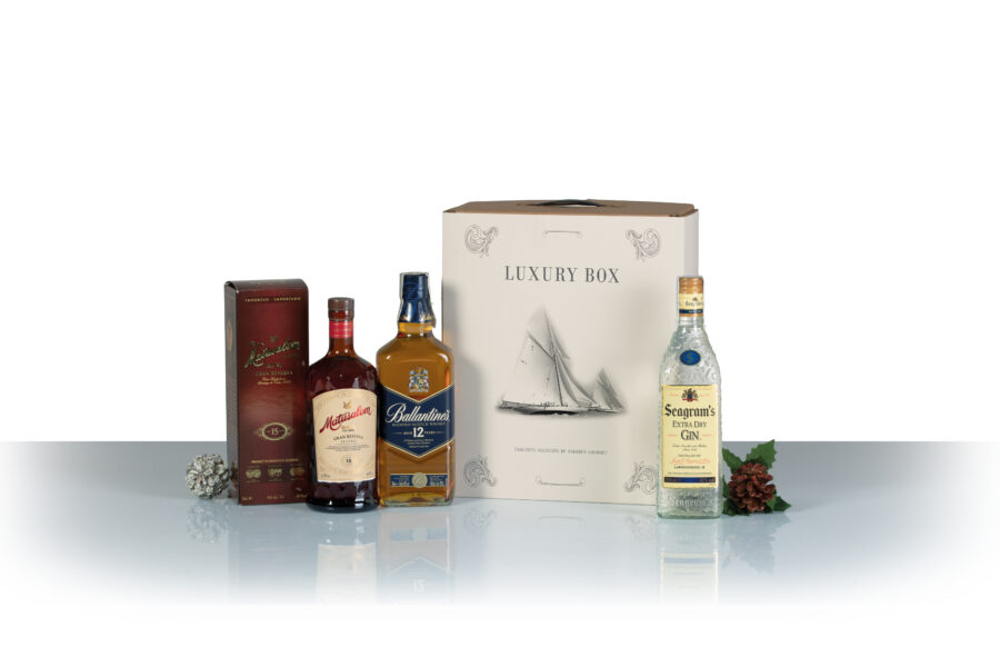 Cesta Licores Premium Navidad