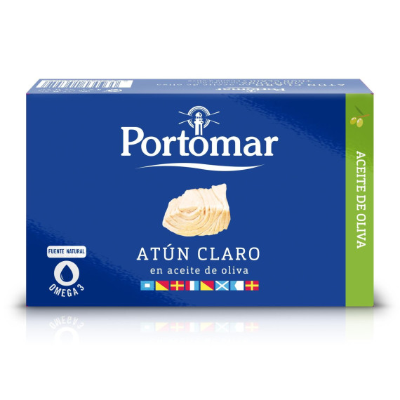 Atún Claro en Aceite de Oliva Conservas Portomar 110 g.