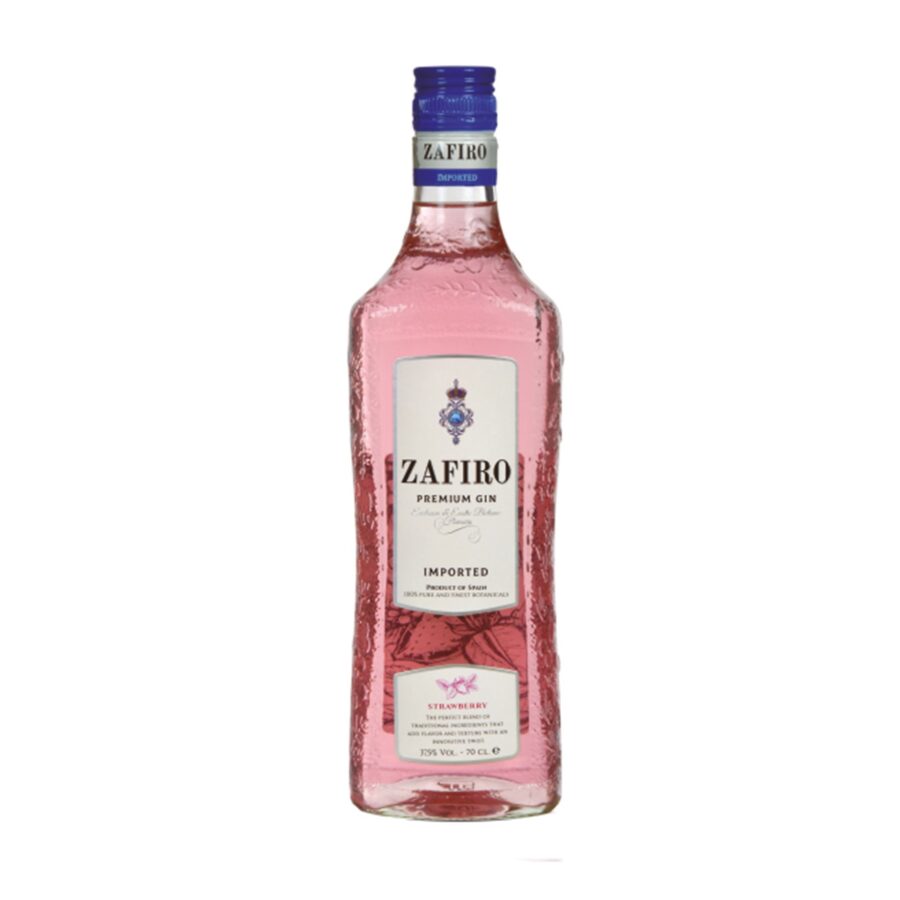 Gin Zafiro Premium Strawberry 70 cl.