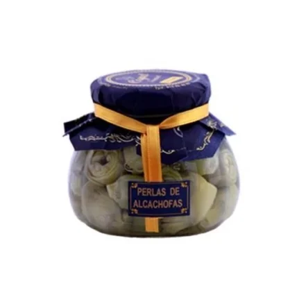 Frasco Perlas de alcachofas Gourmet Conservas Coquet 240 grs.