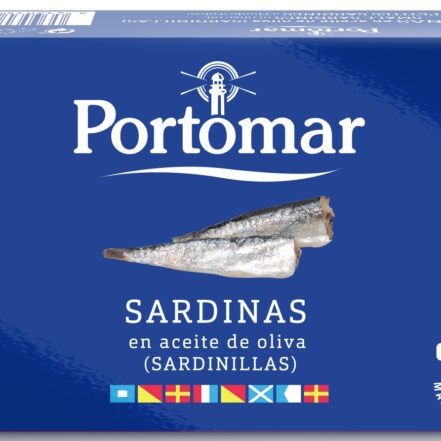 Lata Sardinillas en Aceite de Oliva 20/25 piezas Portomar RR-120 FA